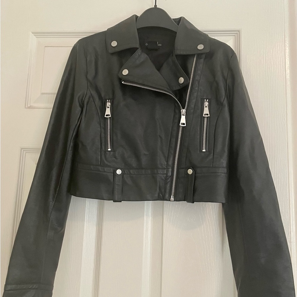 Barely worn Urban Outfitters faux leather Biker jacket